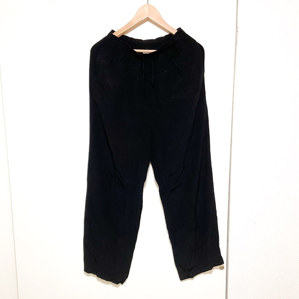Black Wide-Leg Pants